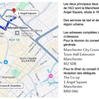 Carte de Manchester