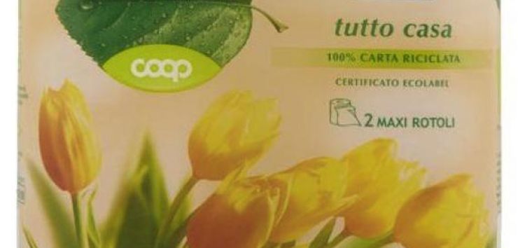 EU Ecolabel on Coop Italia tissue